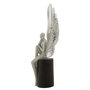 Voir la diapositive 2 : Paris Prix Statuette Déco Ailes  Sparky  34cm Argent
