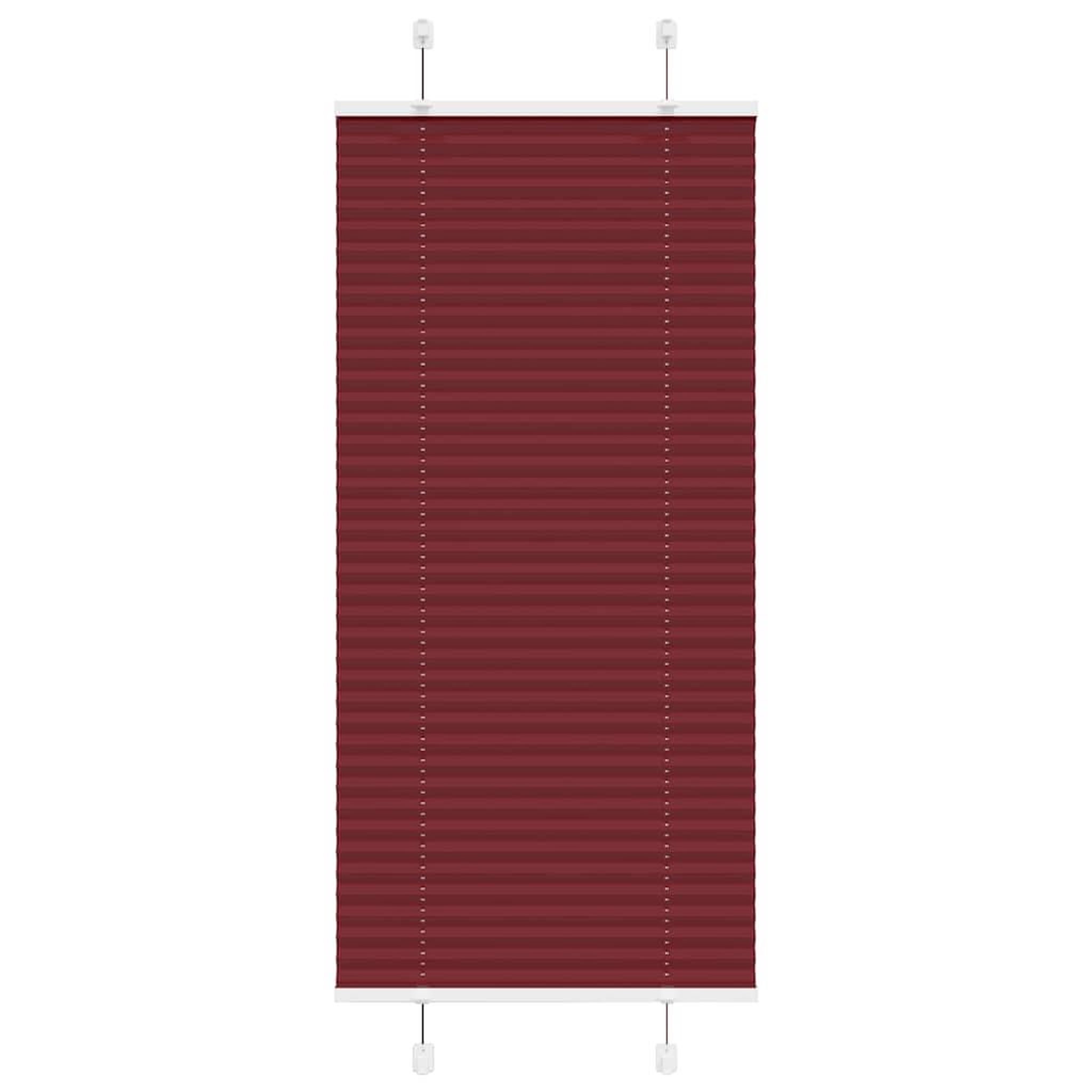 VIDAXL Store plisse rouge bordeaux 60x150 cm largeur du tissu 59,4 cm