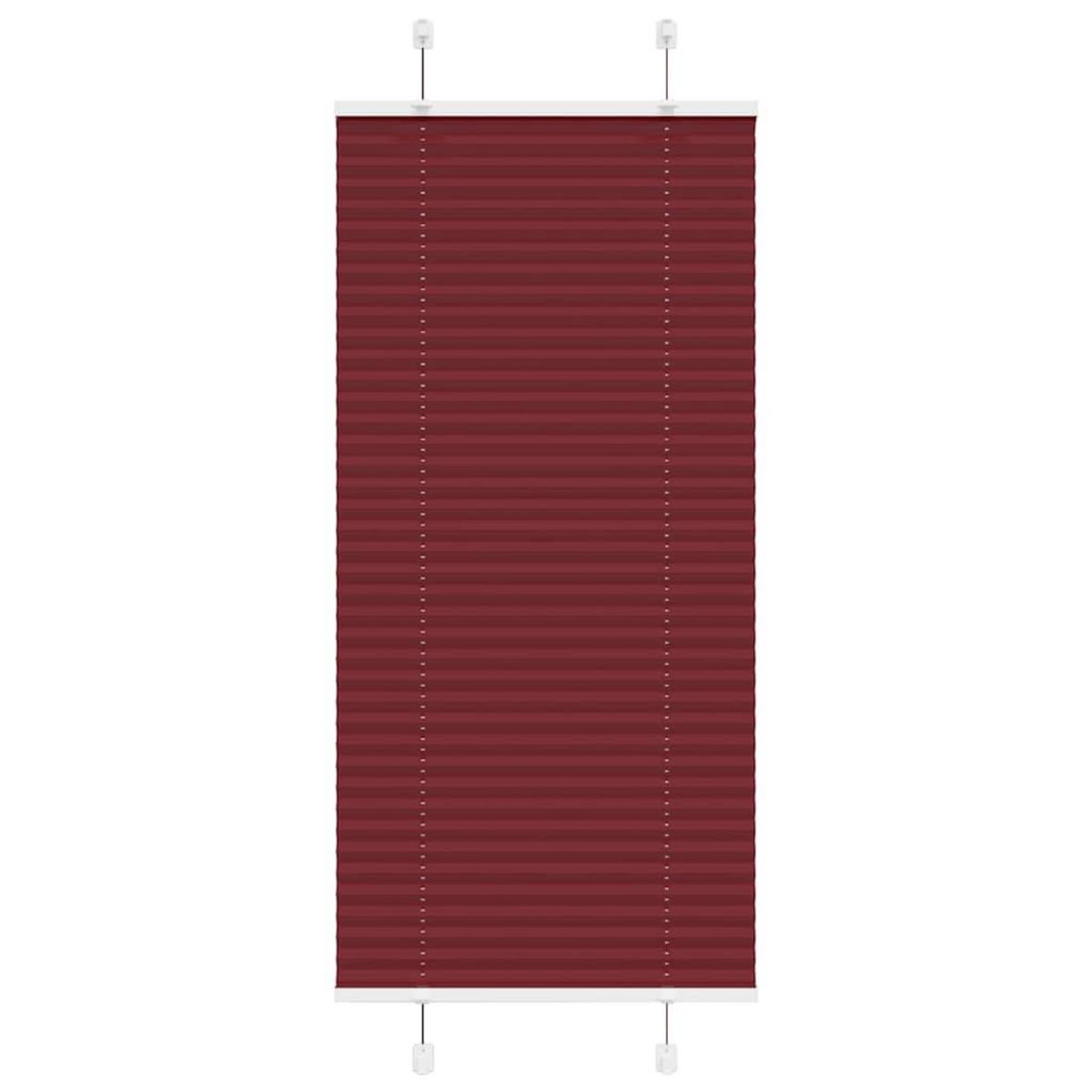 VIDAXL Store plisse rouge bordeaux 60x150 cm largeur du tissu 59,4 cm