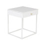Voir la diapositive 1 : Paris Prix Table de Chevet 1 Tiroir  Bakal  50cm Blanc