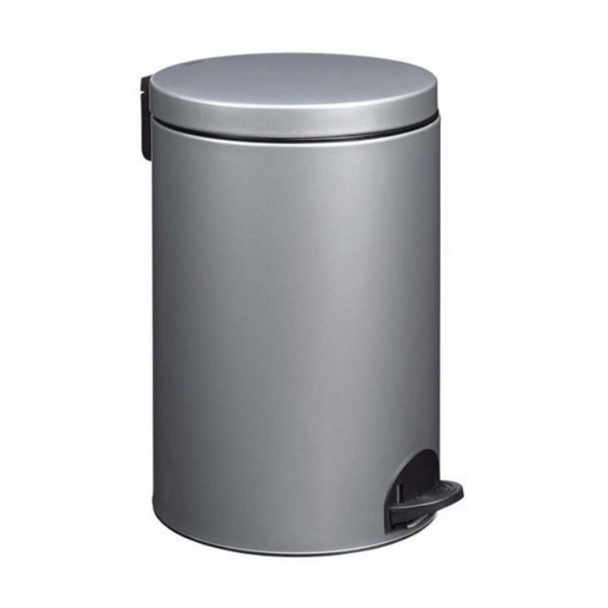 Rossignol Poubelle à pédale 20l gris métal - 90091