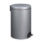 Rossignol Poubelle à pédale 20l gris métal - 90091