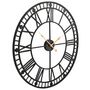 Voir la diapositive 3 : VIDAXL Horloge murale vintage avec mouvement a quartz Metal 60 cm XXL