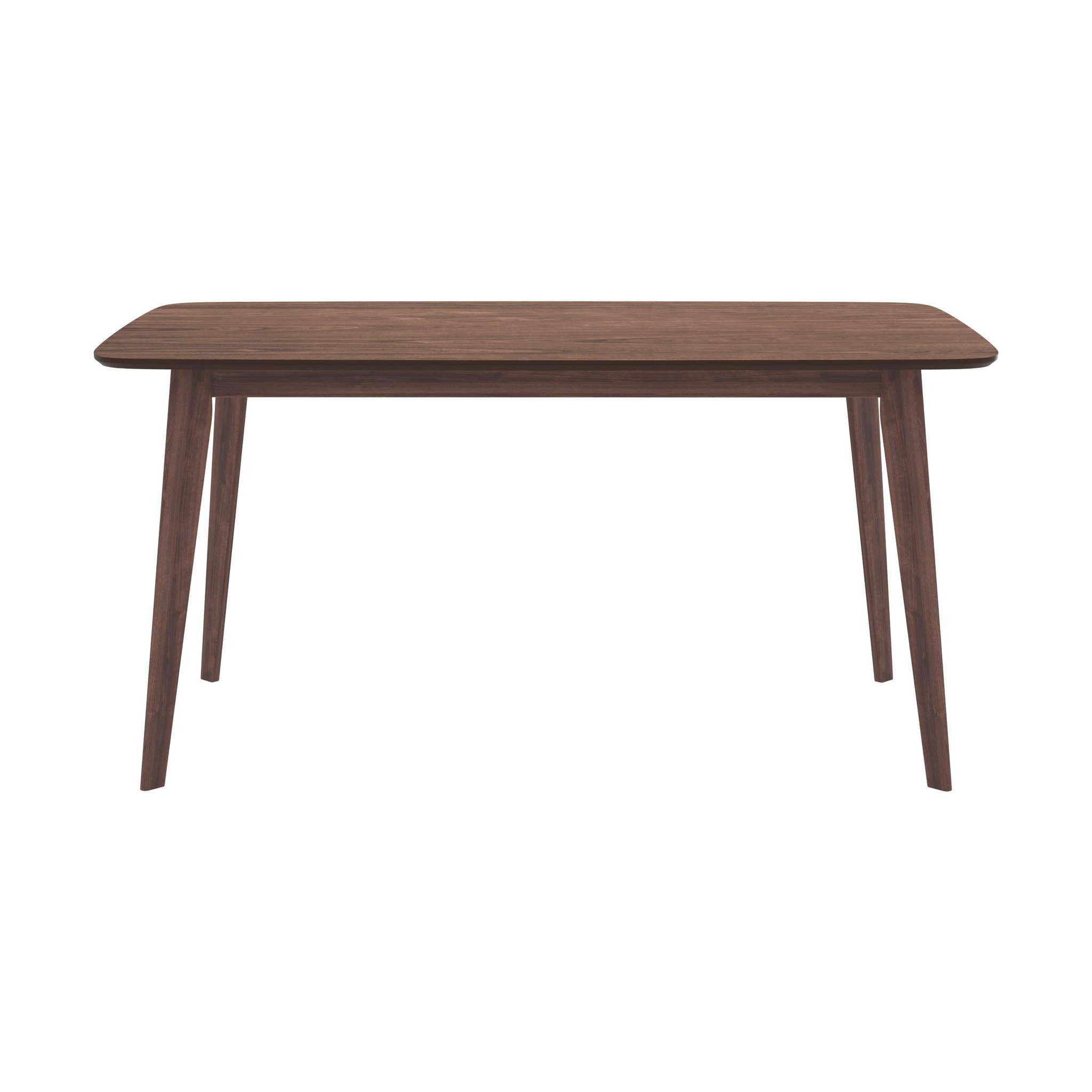 Voir la diapositive 6 : MAISON PAVANE Table rectangulaire 6 personnes en bois foncé 150 cm-oman