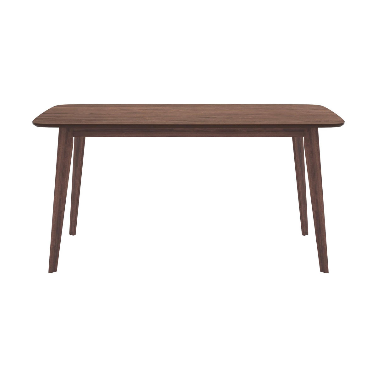 MAISON PAVANE Table rectangulaire 6 personnes en bois foncé 150 cm-Oman