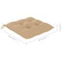 Voir la diapositive 6 : VIDAXL Chaises a manger d'exterieur lot de 6 et coussins Acacia massif