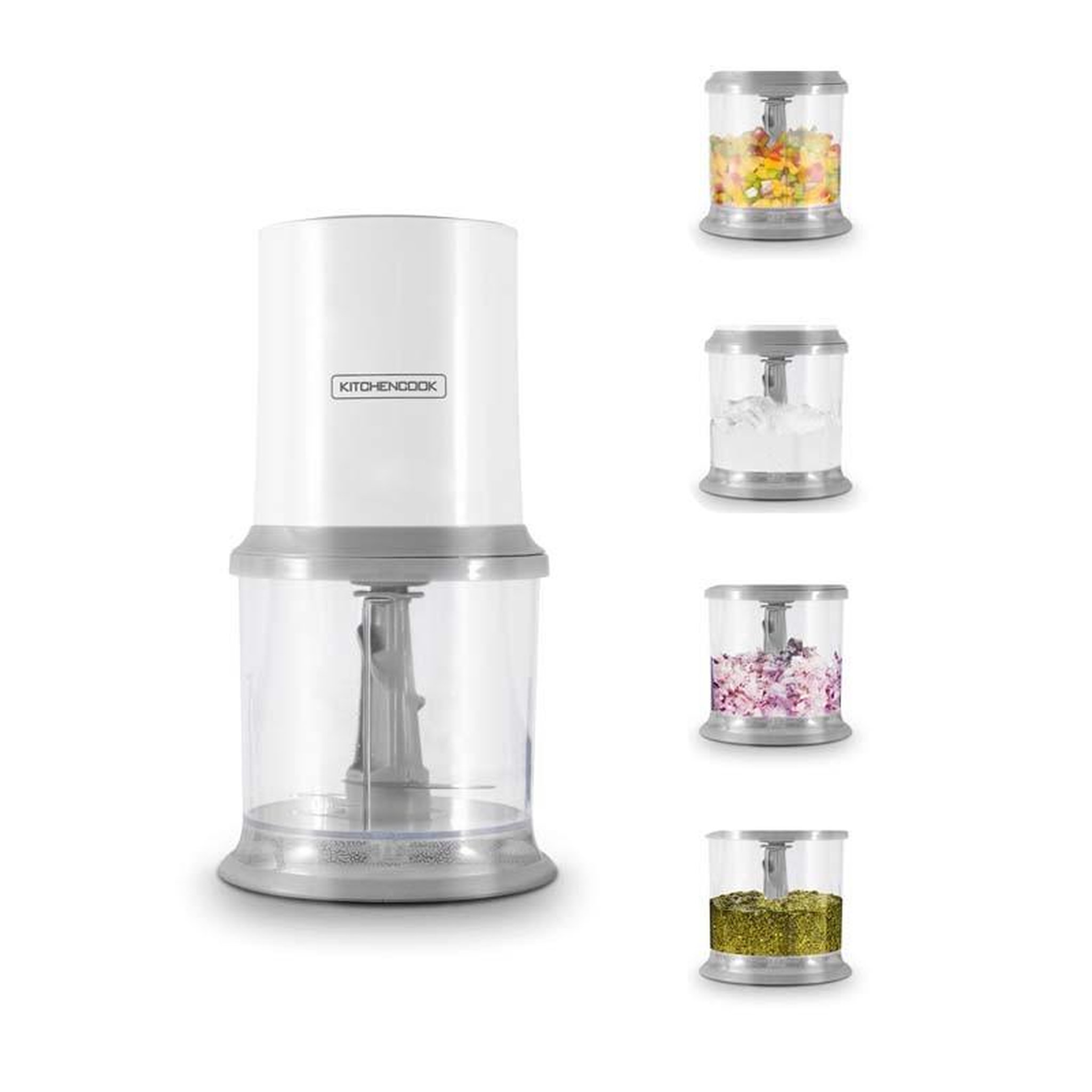 KITCHENCOOK Mini hachoir électrique avec lames en acier inoxydable mixpod400 de kitchencook