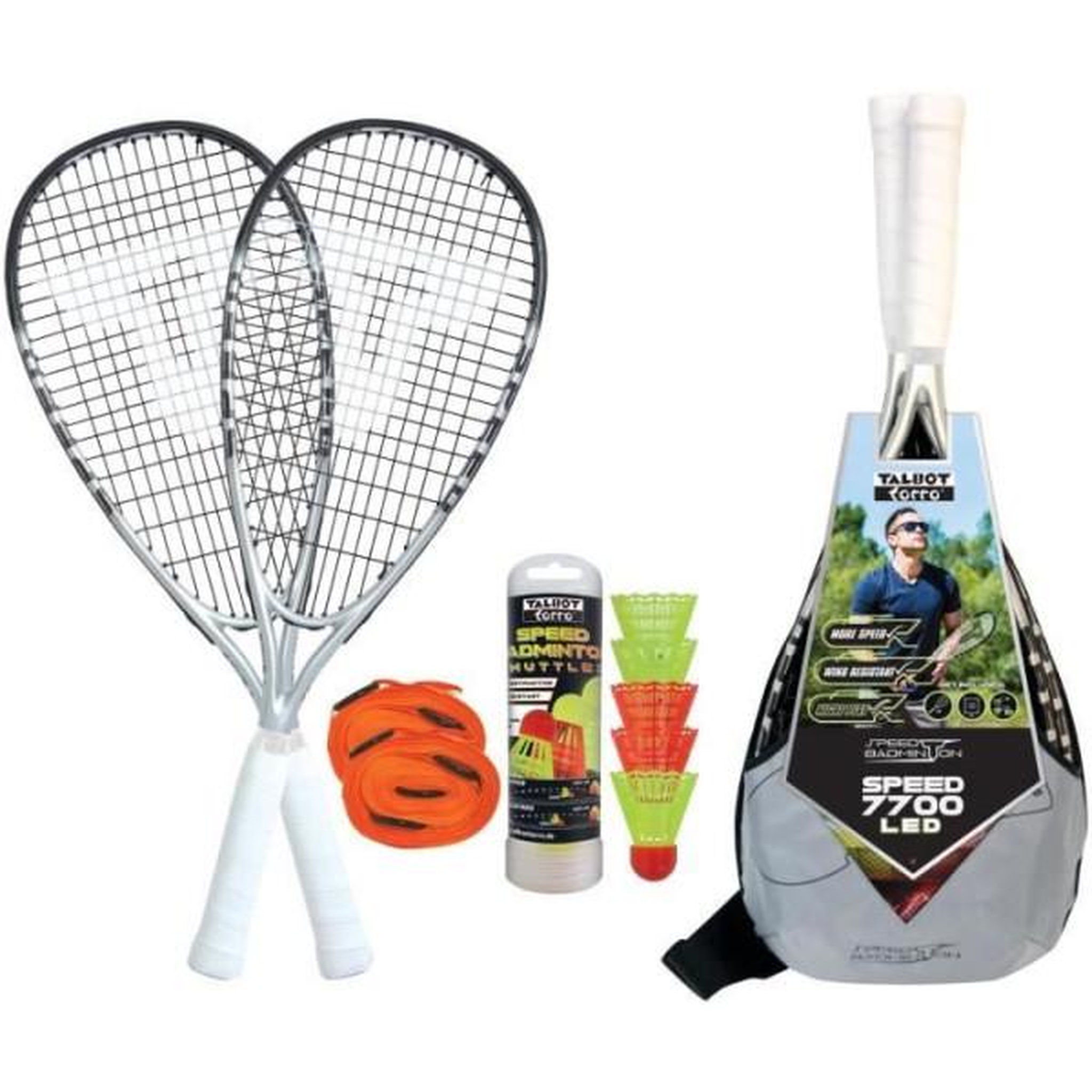 SCHILDKROT Set de Speedbadminton - SCHILDKRÖT - Set SPEED 7700 LED