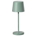 Lumisky Mini lampe de table KELLY MINI Vert olive Aluminium H22cm