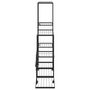 Voir la diapositive 4 : VIDAXL Support pour plantes sur roues 94,5x25x92,5 cm Noir Metal
