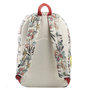 Voir la diapositive 3 : ONEILL Sac à dos 1 compartiment blanc motif feuilles multicolores