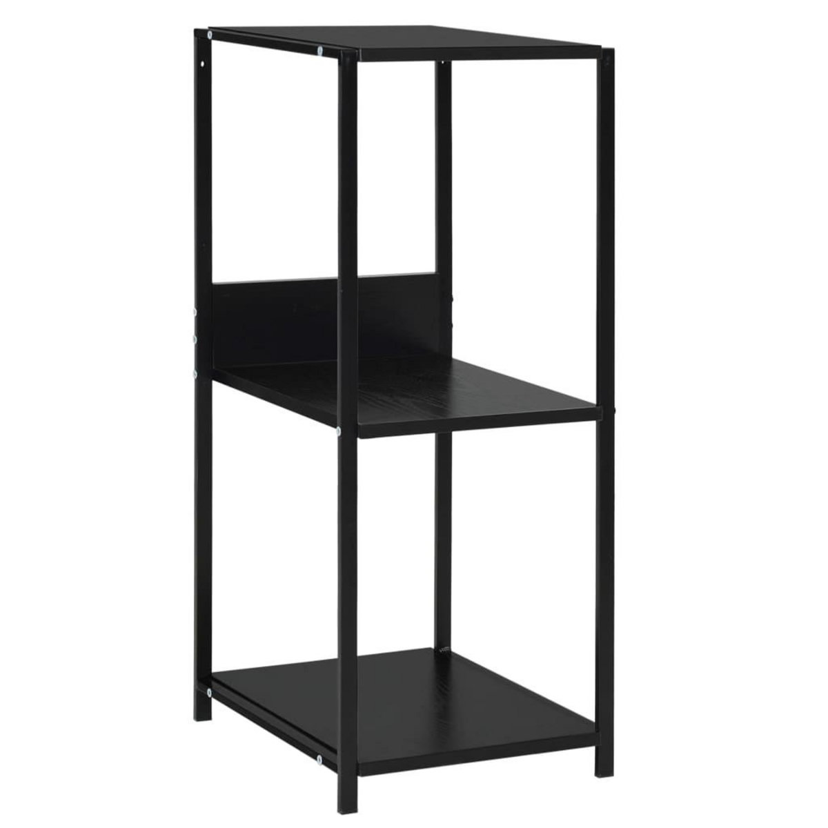 VIDAXL Etagere a livres droite petite Noir 33,5x39,6x79,7 cm