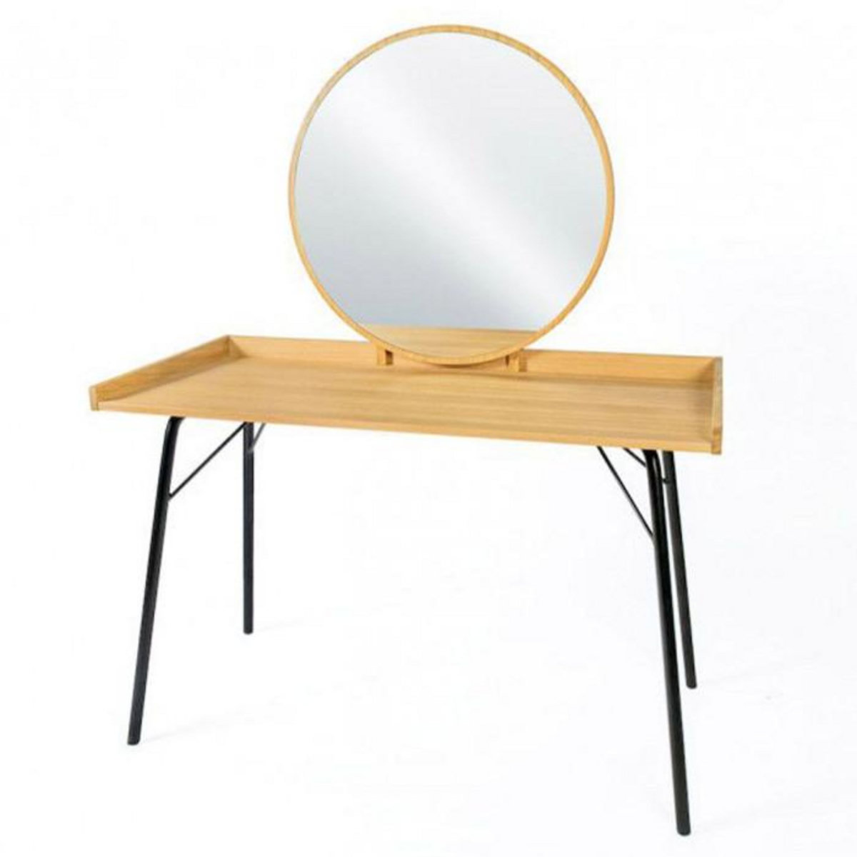 Paris Prix Coiffeuse Design en Bois  Rayburn  115cm Naturel