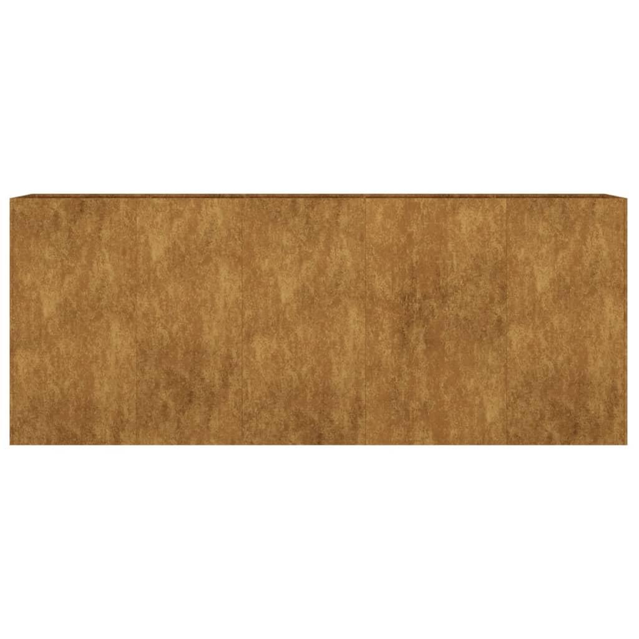 Voir la diapositive 4 : VIDAXL Lit sureleve de jardin 200x40x80 cm acier corten