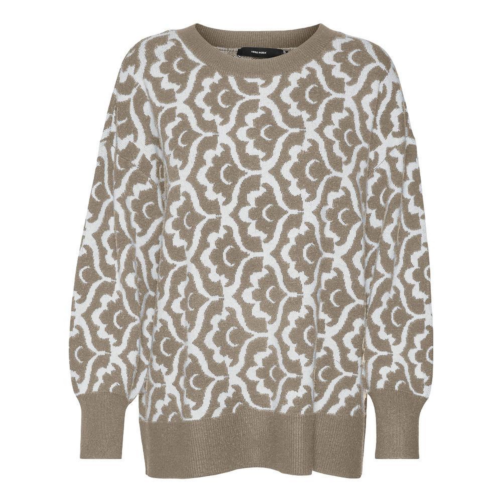Vero Moda Pull /Blanc Femme Vero Moda Nancy. Coloris disponibles : Marron
