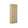 Voir la diapositive 3 : Armoire de rangement multifonctions 2 portes L70cm VISCONTI