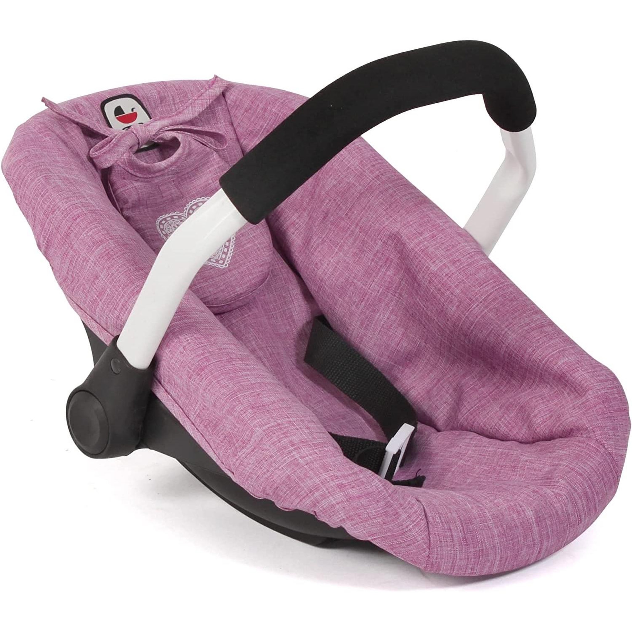 BAYER CHIC 2000 Siège de voiture pour poupées jean rose