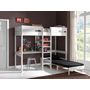 Voir la diapositive 3 : Lit mezzanine+ banquette transformable WOODY