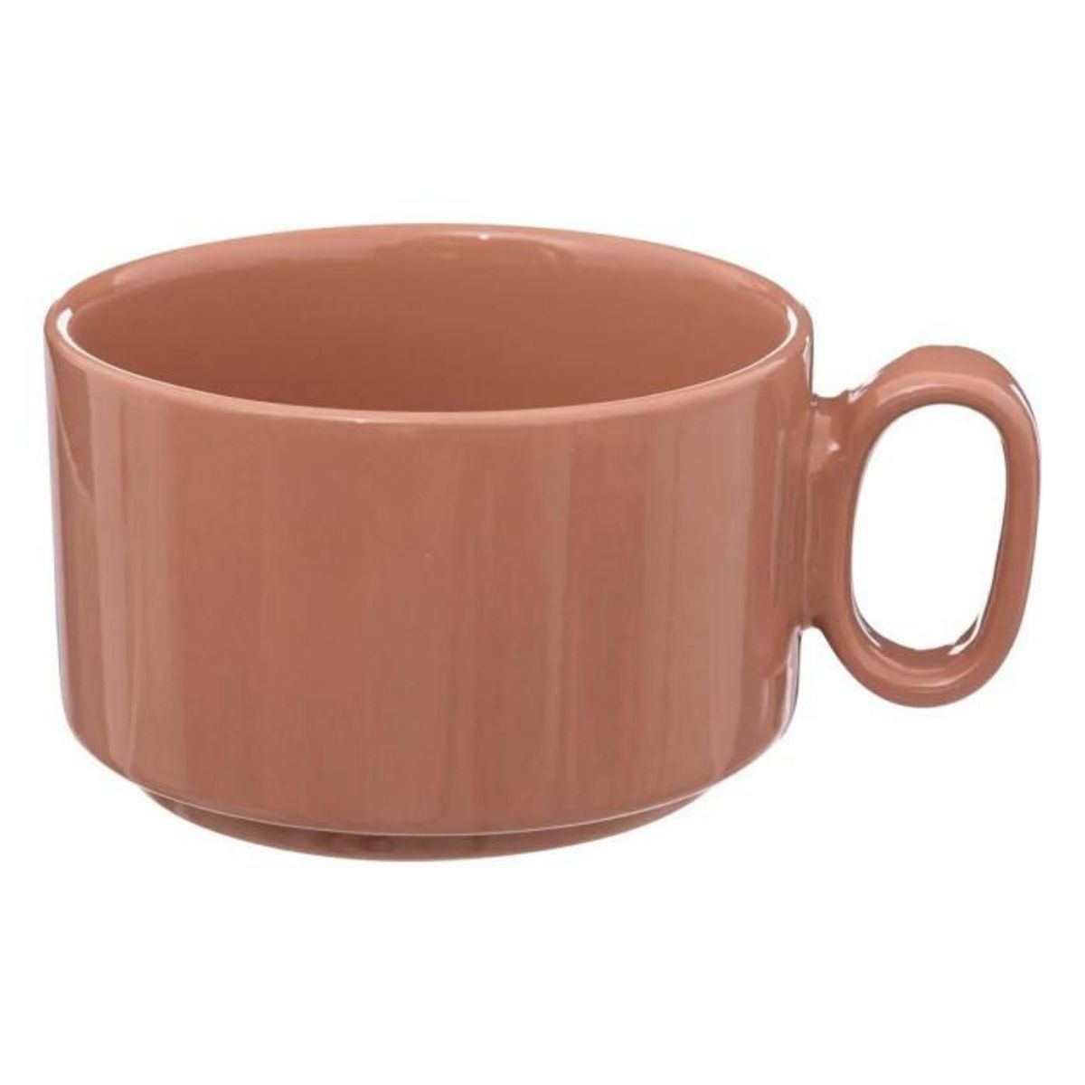 SECRET DE GOURMET Lot de 4 Mugs sur Rack  Coline  25cl Multicolore