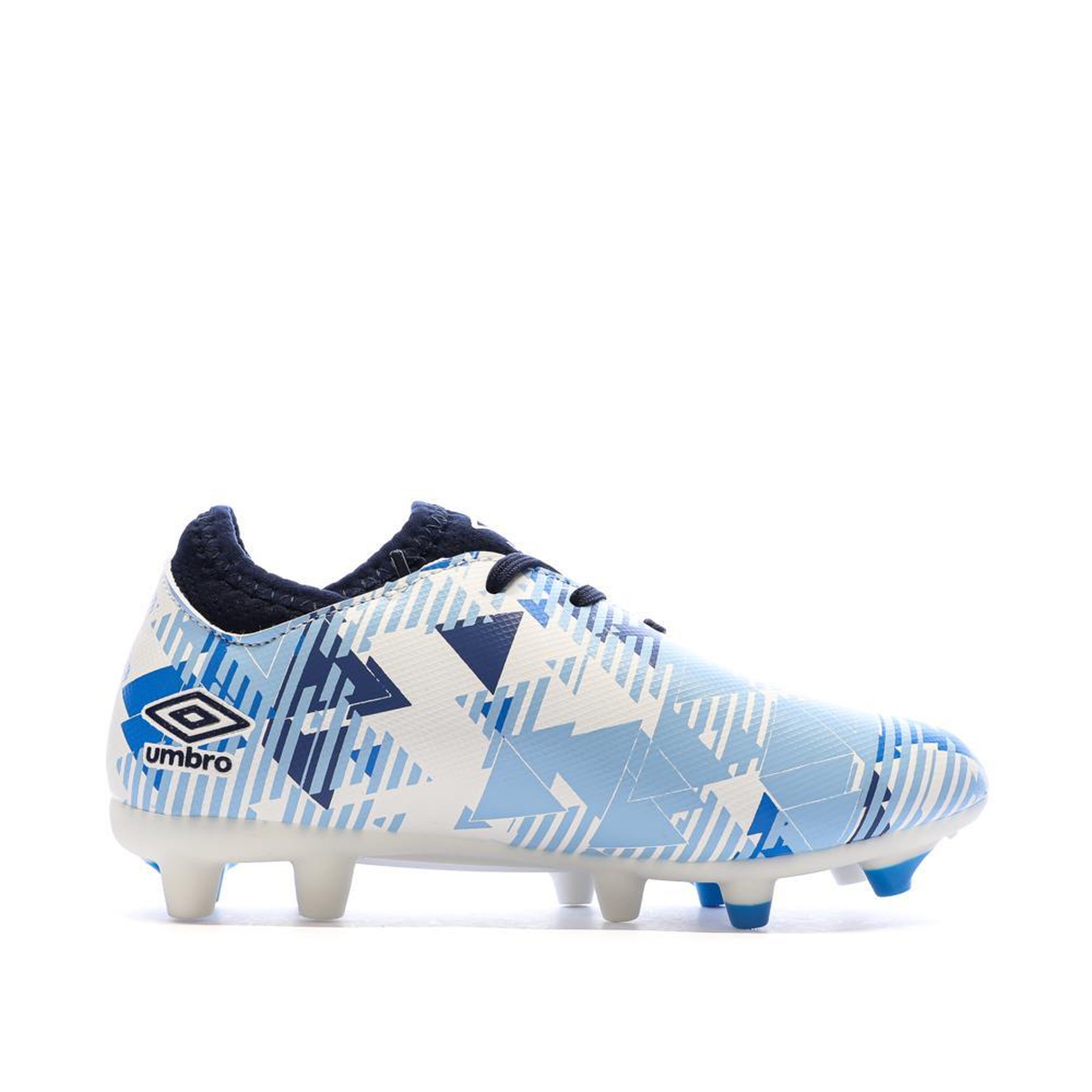 Voir la diapositive 2 : UMBRO Chaussures de Football Bleu/Blanc Garçon Umbro For FG