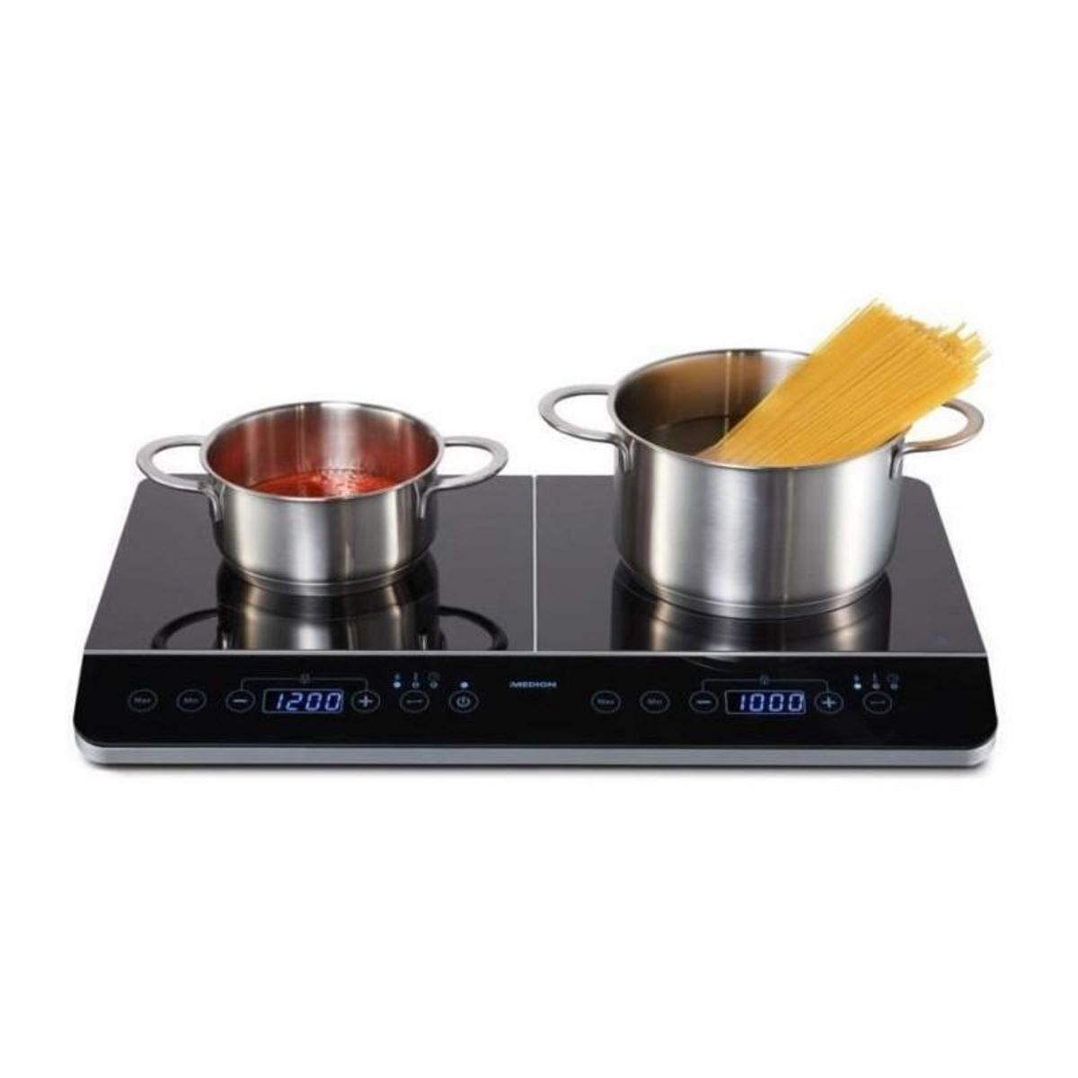 Medion Plaque induction posable - MEDION - MD 15324 - 2 Feux - L 60,3 x P 35,5 cm