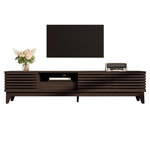 MERAX Meuble tv naturel 170 cm panneau de particules