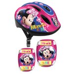 MINNIE Pack Casque + Coudières + Genouillères MINNIE