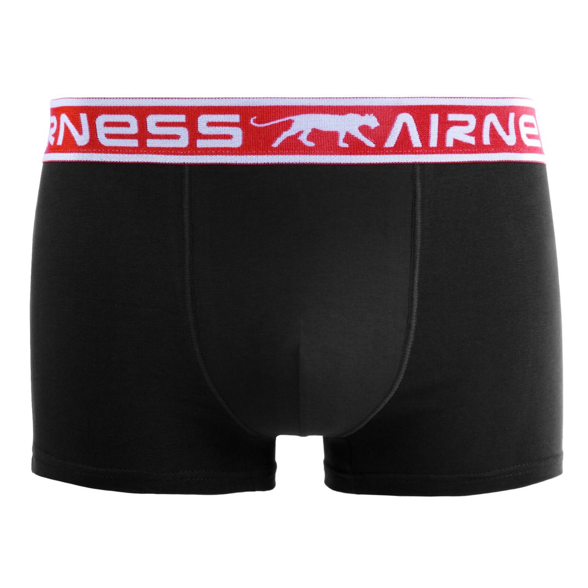 Voir la diapositive 4 : Airness Lot de 5 boxers homme en coton ceinture colorée starter