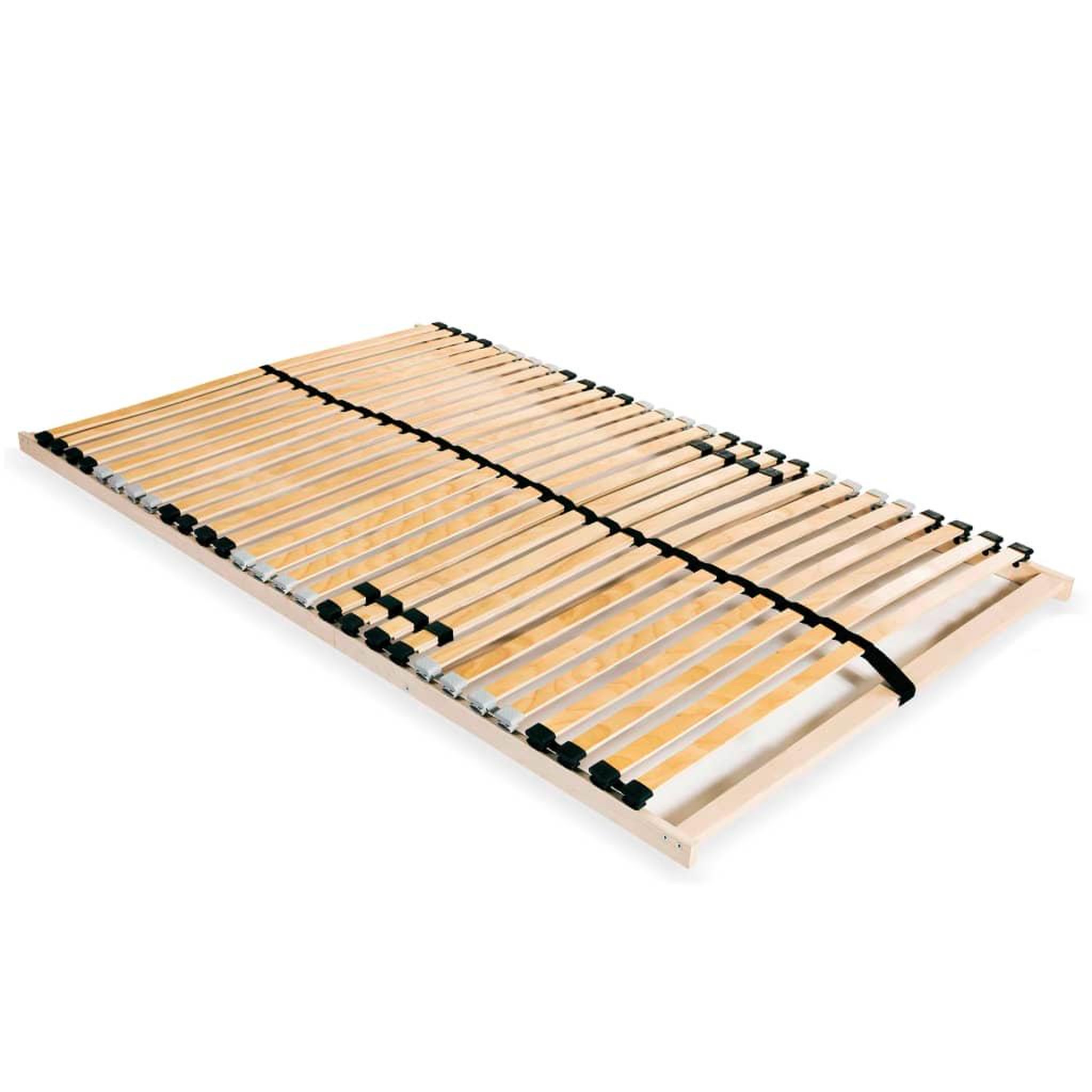 Voir la diapositive 1 : VIDAXL Sommier a lattes sans matelas avec 28 lattes 7 zones 120x200 cm