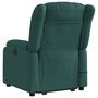 Voir la diapositive 4 : VIDAXL Fauteuil inclinable de massage electrique Vert fonce Tissu