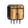 Voir la diapositive 6 : VIDAXL Buffet 60x30x75 cm Bois de manguier massif et fer