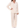 Voir la diapositive 1 : Lulu Castagnette Pyjama Beige/Rouge Femme Lulu Castagnette Petit cœurs