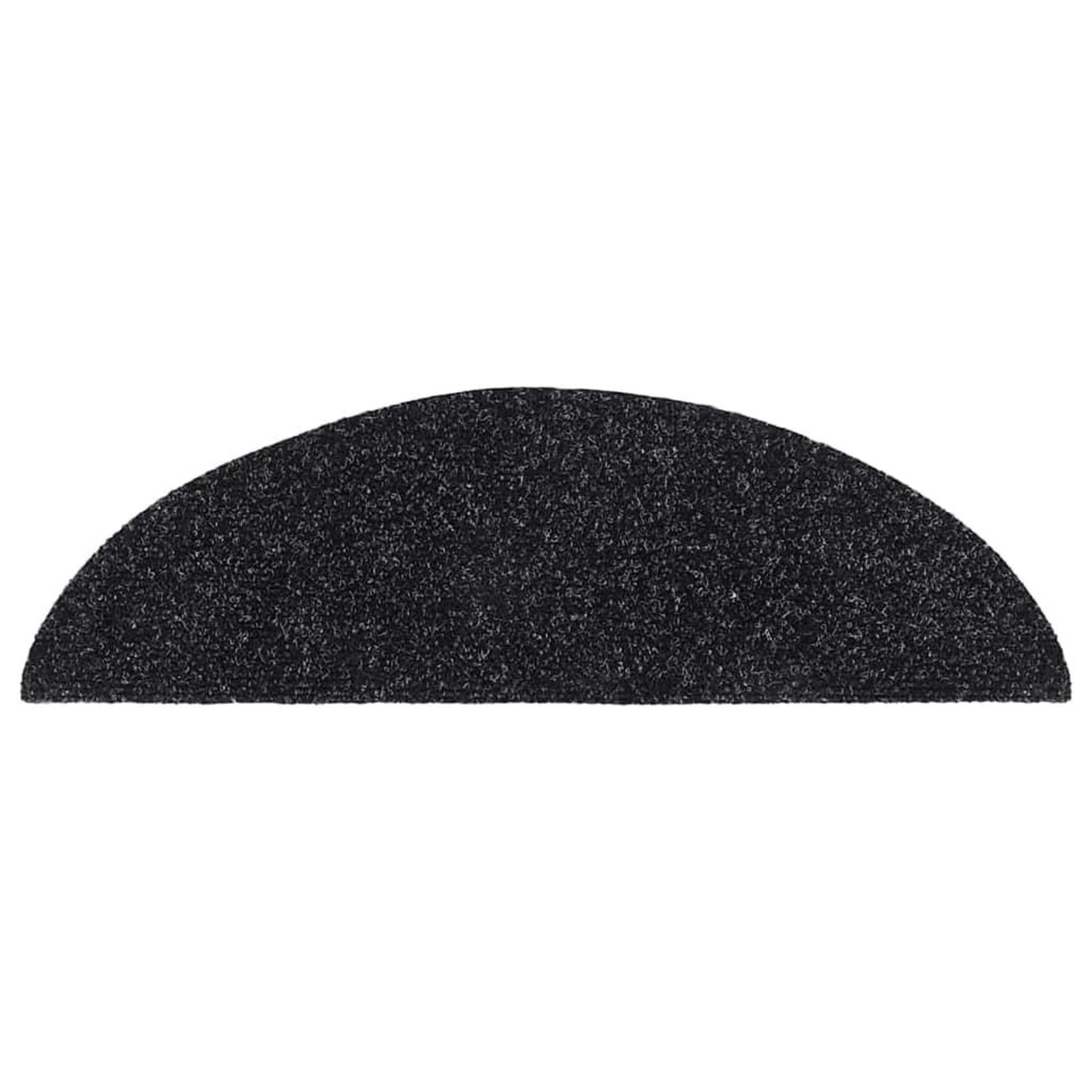 Voir la diapositive 5 : VIDAXL Tapis autoadhesifs de marches 10 pcs Noir 56x17x3 cm Aiguillete