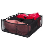 Paris Prix Lot de 6 Rangements  Sous-Vêtements  32cm Noir