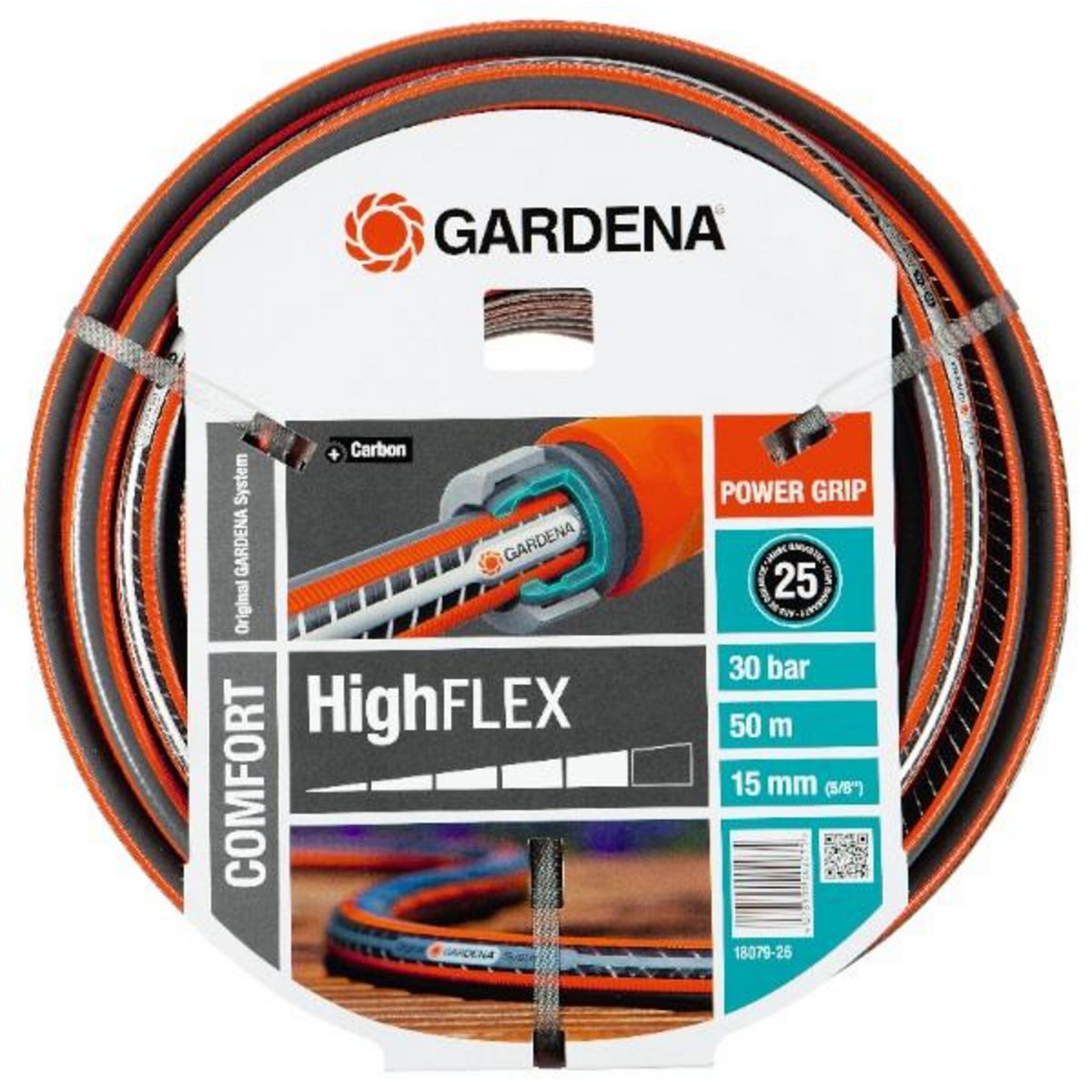 Gardena Tuyau d'arrosage HighFlex Ø 15 mm - 50 m