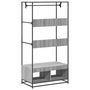 Voir la diapositive 6 : VIDAXL Armoire sonoma gris 90x50x180 cm bois d ingénierie