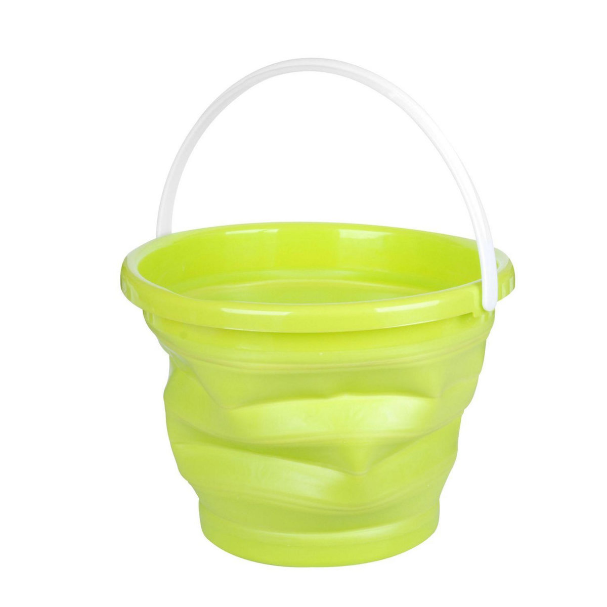 DIVERS Seau rétractable - 10 L - Vert anis