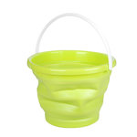 DIVERS Seau rétractable - 10 L - Vert anis