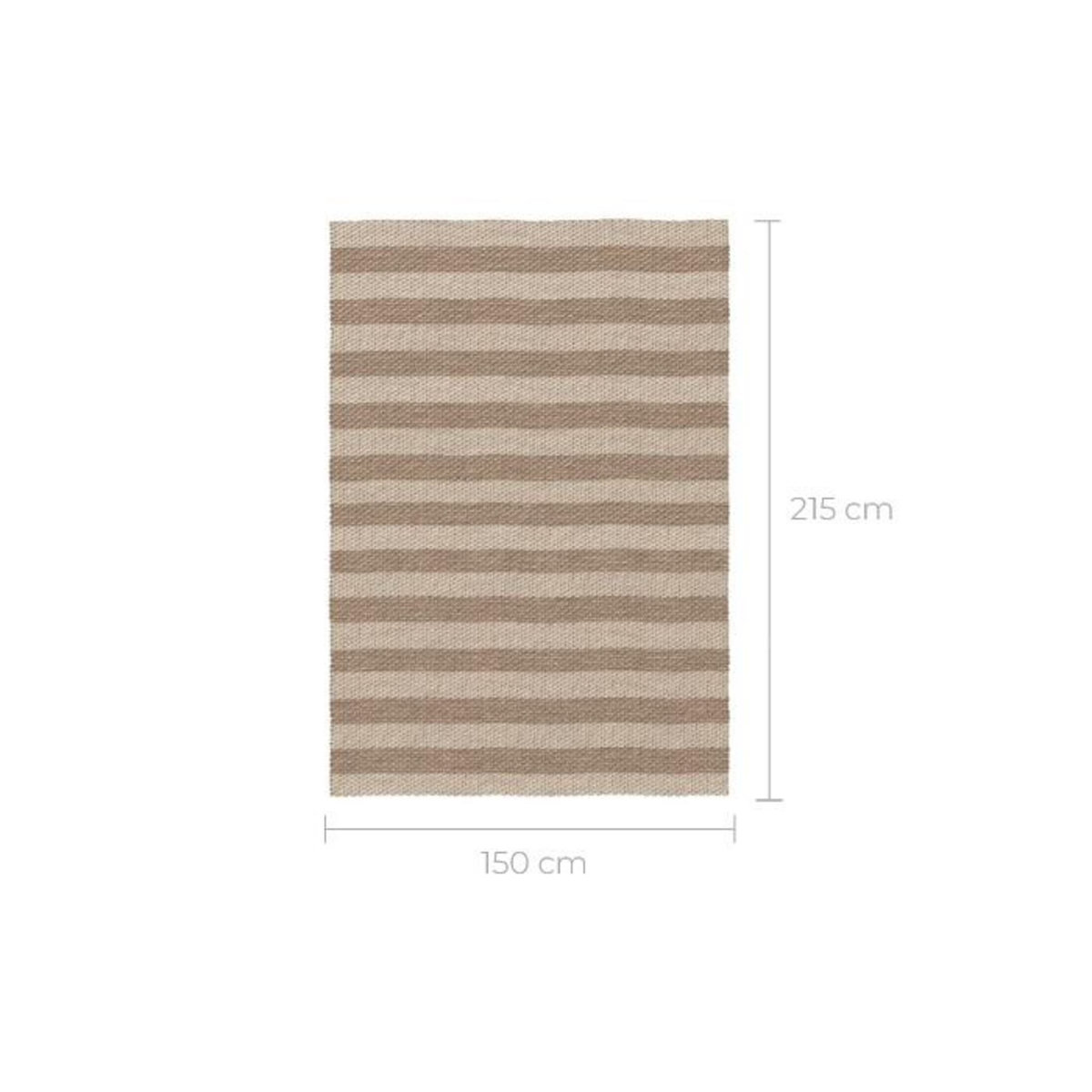 Rendez vous déco Tapis rectangulaire en jacinthe d'eau 215x150 cm - Saona