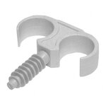 CENTRALE BRICO Lot de 10 colliers doubles à compression pvc hta D.16 pour tube en per