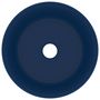 Voir la diapositive 3 : VIDAXL Lavabo rond de luxe Bleu fonce mat 40x15 cm Ceramique