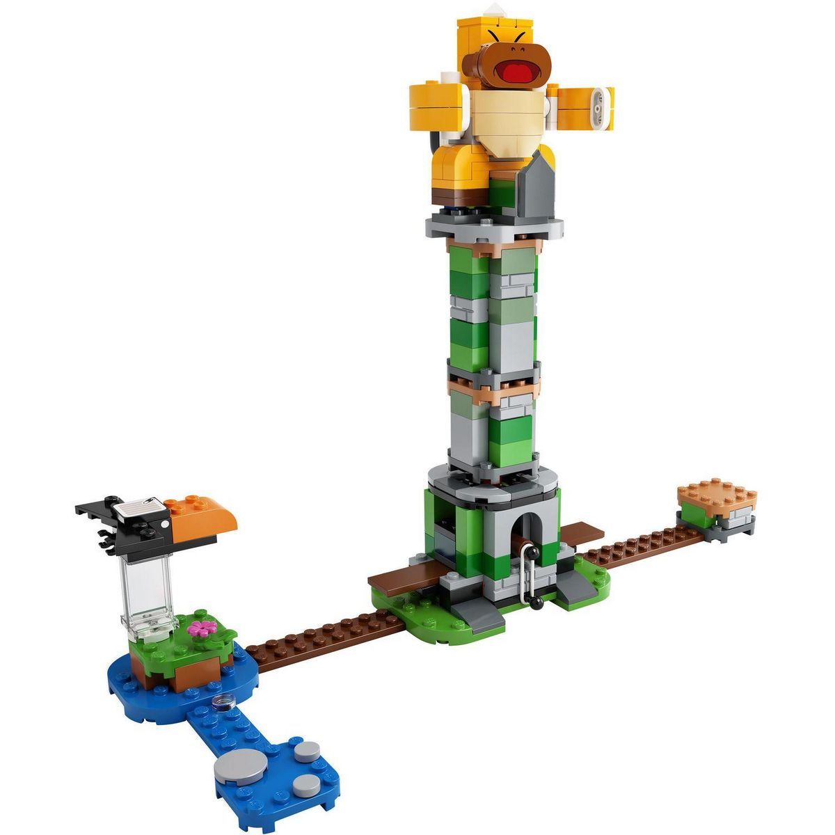 LEGO Super Mario 71388 Ensemble d'Extension La Tour Infernale du Boss Frère Sumo