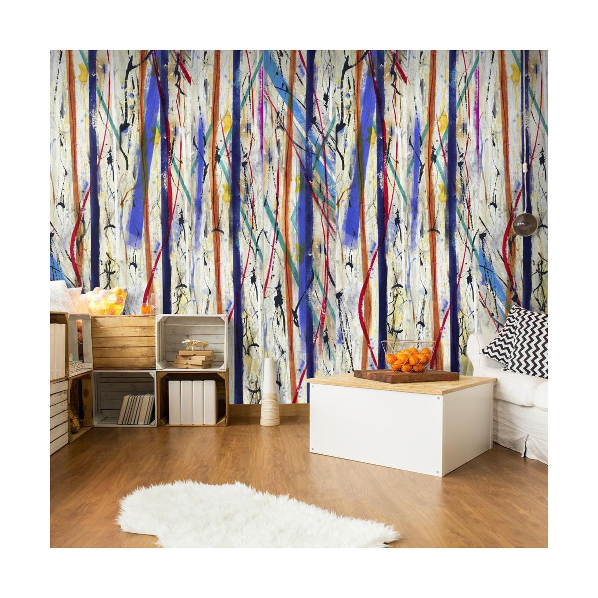 Paris Prix Papier peint  colorful splash  50x1000cm