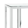 Voir la diapositive 5 : VIDAXL Table console argente 110x30x70 cm acier inoxydable et verre