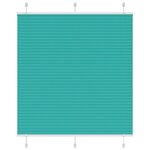 VIDAXL Store plisse vert petrole 120x100cm largeur du tissu 119,4cm