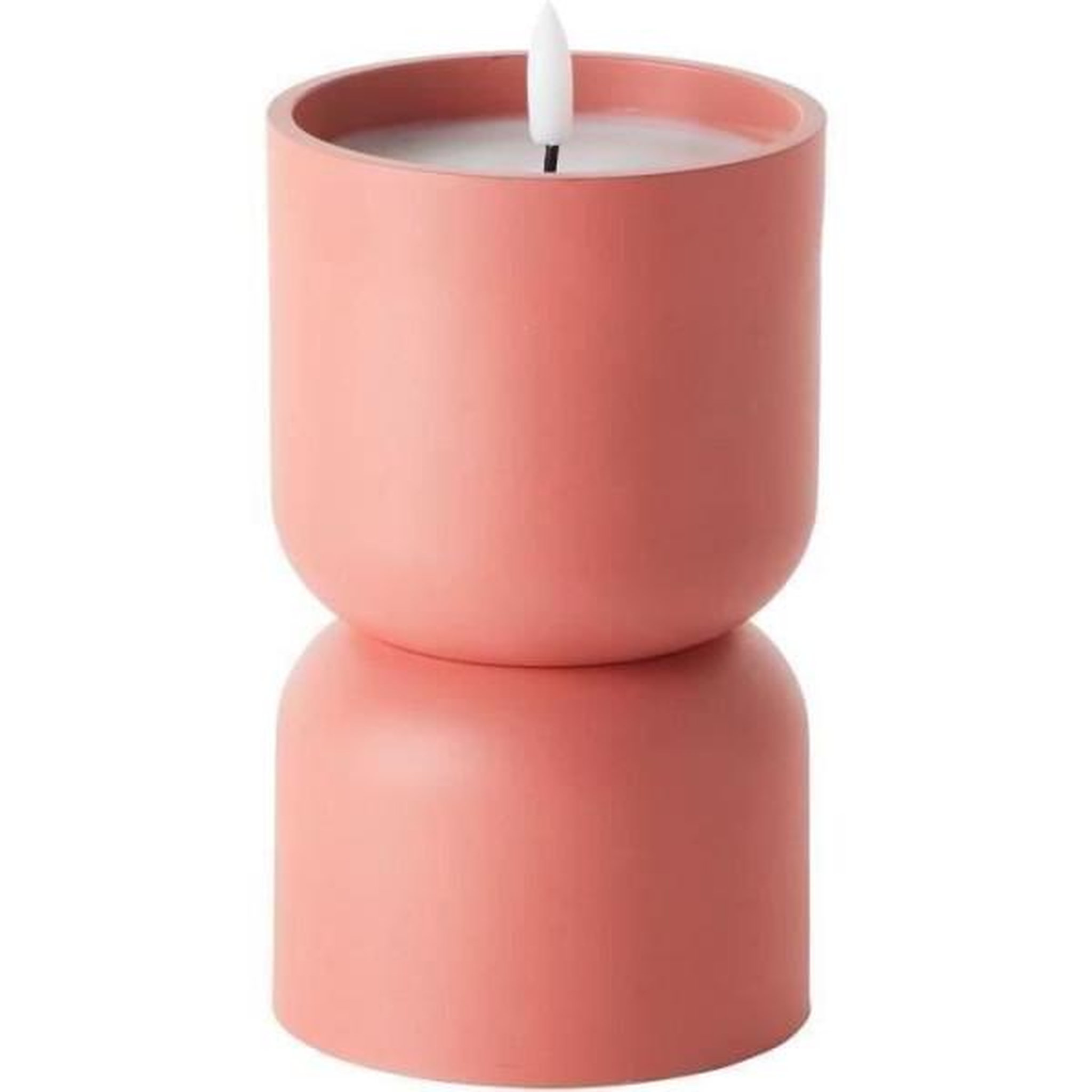 BRILLIANT Lampe de table d'extérieur - BRILLIANT - LOVERE - Forme bougie - Plastique - 3 W - Terre cuite