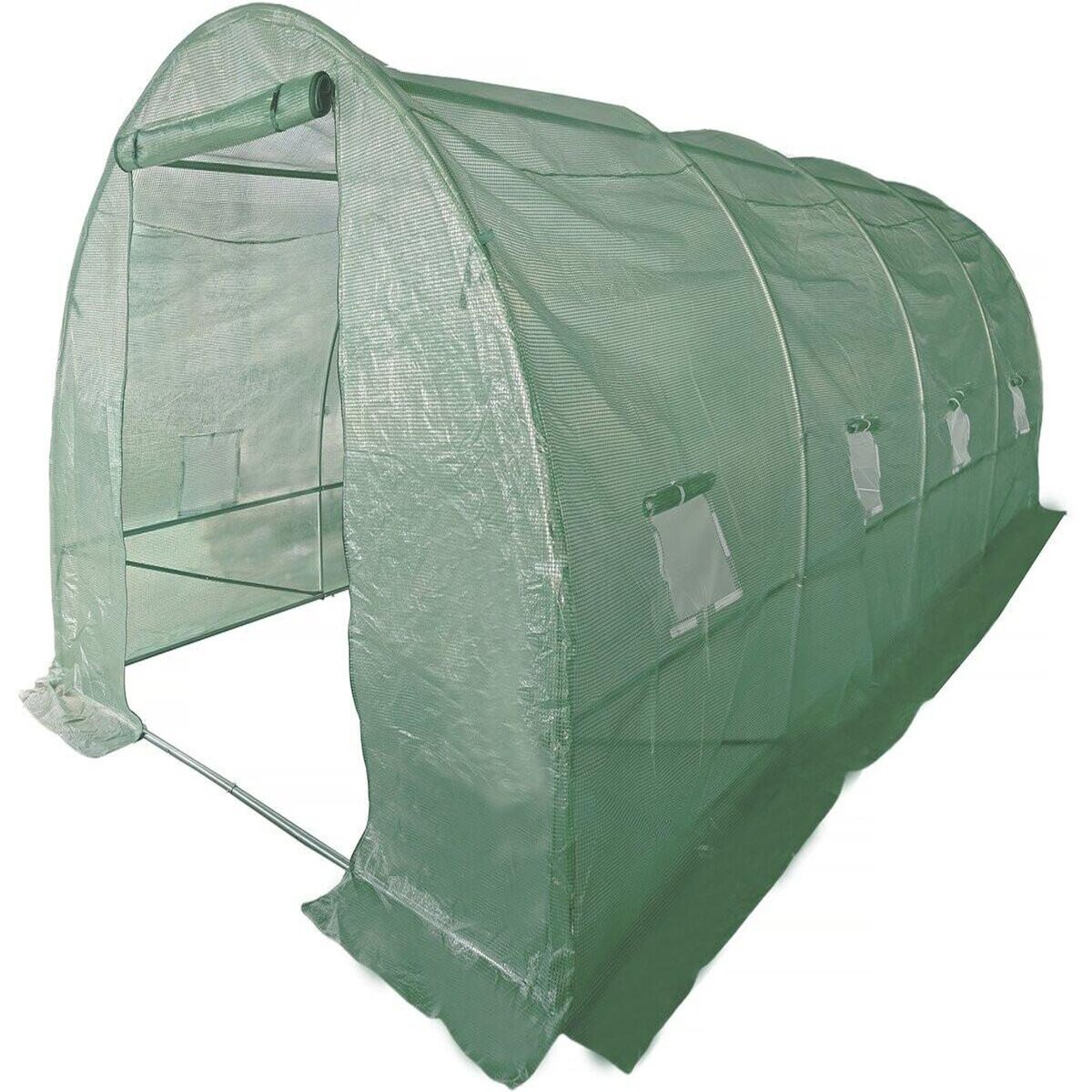 Habitat et Jardin Serre tunelle de jardin 6 x 3 m  Lys  - 18 m² - 140g - Vert
