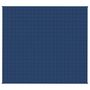 Voir la diapositive 3 : VIDAXL Couverture lestee Bleu 200x225 cm 9 kg Tissu
