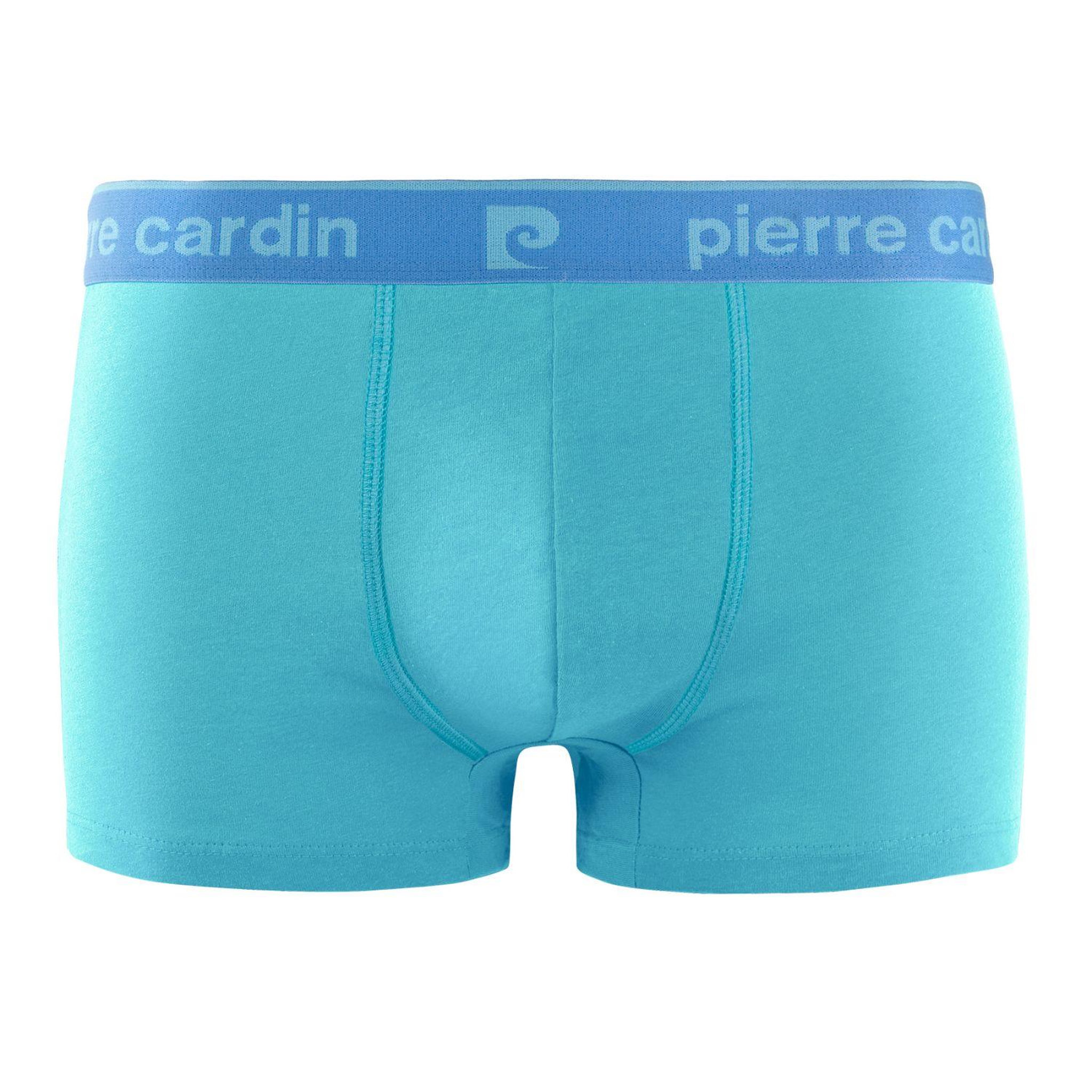 Voir la diapositive 3 : PIERRE CARDIN Lot de 4 boxers homme Colors