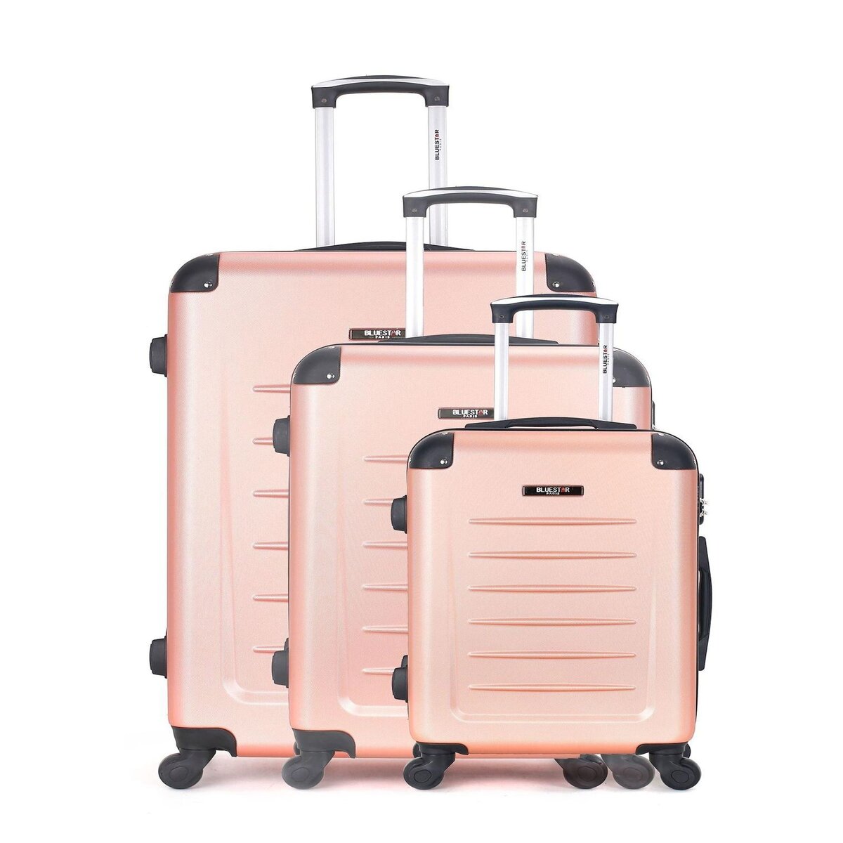 BLUESTAR BLUESTAR - Set de 3 Valises OPERA 75 cm 4 Roues